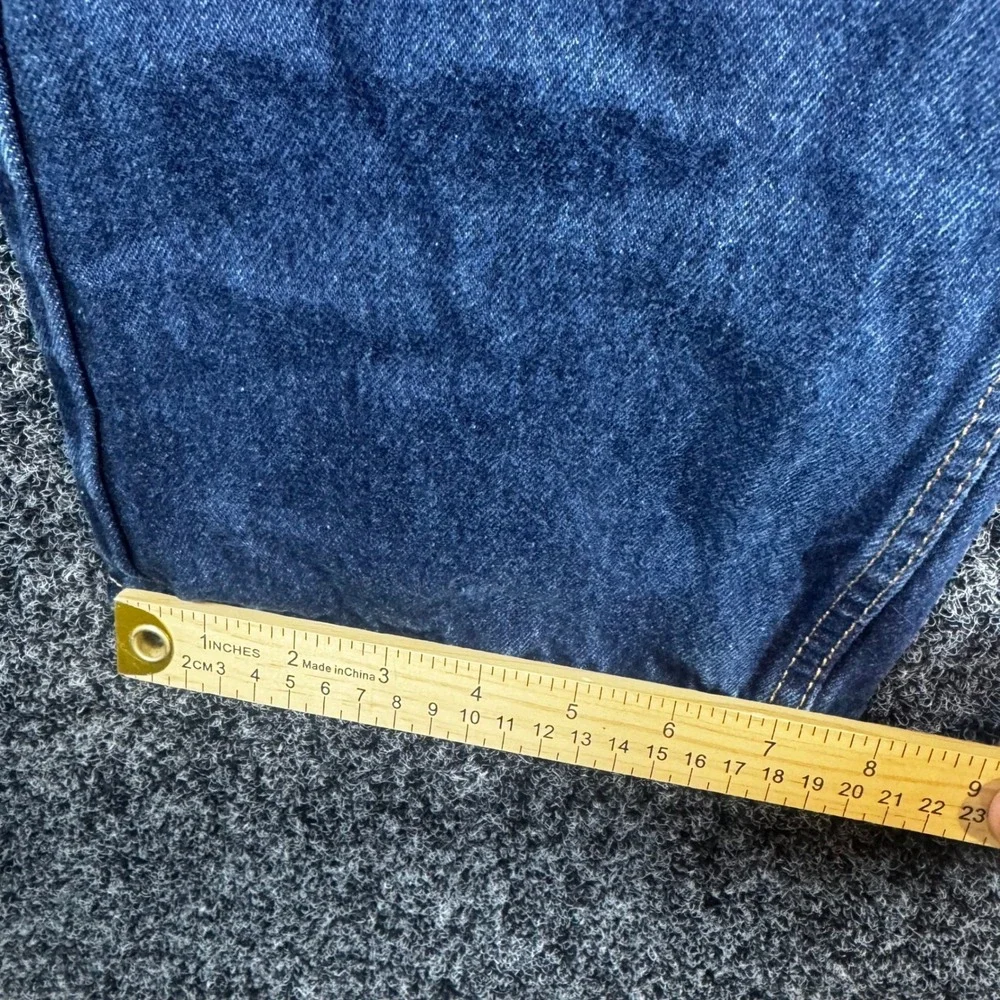 Levis 505 Regular Fit Jeans Mens 36x30 Indigo Blue Straight Leg Denim Pants